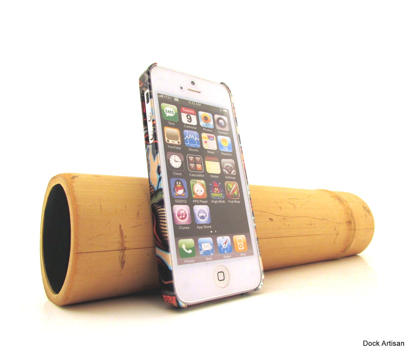 Bamboo Bluetooth Portable Speaker System for iPhone 5 - Made to Order