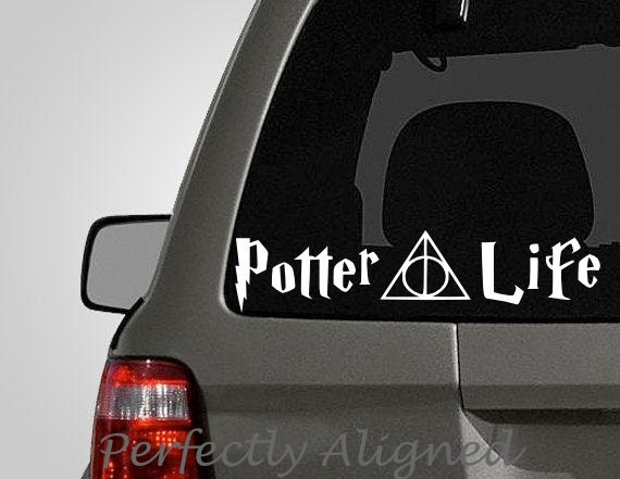 Harry Potter Inspired Potter Life Car Decal
