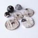 Raku connector beads, pendant, discs, ceramic jewellery components