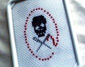 Stitch Bitch Framed Cross Stitch Sampler Cross Stitch Lover Magnet