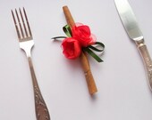 Christmas Decorations Ornaments Weddings favor Table decor, Handmade in EU Flowers, Cinnamon sticks, Natural, Rustic, Country, Folk