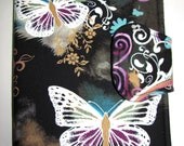 eReader Case, Kindle Case, Kindle Fire HD Case, Kindle Touch Cover, Kobo Arc Cover, Sony Case, eBook - Book Style- Filigree Flutter