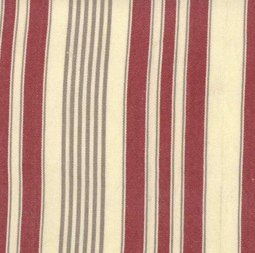 Panier de Fleur Scarlet Stripes by French General for Moda Fabrics 12556 18