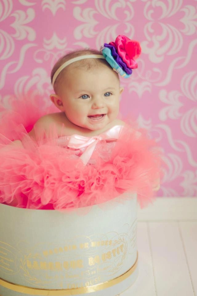 Cute Little Cupcake Birthday Tutu Set Halloween Costume Tutu Set with Bright Coral Tutu and Matching Cupcake Headband Newborn-5t
