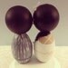 Custom Hipster Bride and Groom Wedding Cake Toppers - Every Topper is made custom for you