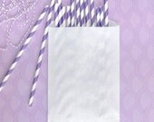 Brown and White Paper Bags