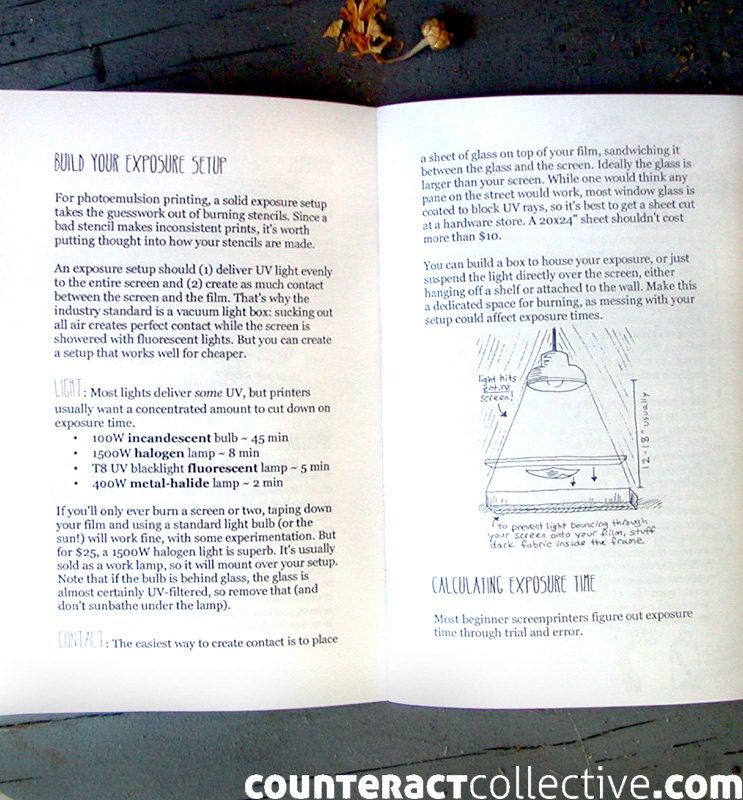 Pulling Ink: Build A One-Color Press & Start Screenprinting zine