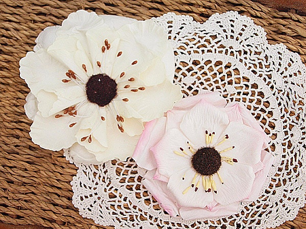 Manor House Creations Beauty Flower Set  Scrapbooking Embellishment Card Making Hair Accessories Decor Wedding