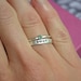 Mother's Birthstone and Name Ring Single Stacking Set in Sterling Silver