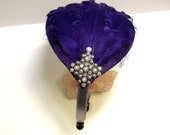 Fascinator Headband, Handmade, Prom, Bridal, Hair Accessory, Tea Party