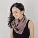 fashion, loop, scarf, berry, cream, infinity scarf, accessory, autumn, handmade - WITHOUT white print