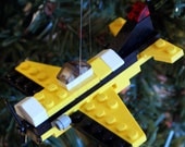 LEGO Prop Plane Christmas Ornament - ornaments4charity