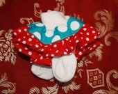 Turquise Red Socks 6m - 5