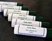 Less Shiny Lip Balm Cool Mint with Unrefined Shea Butter