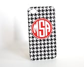 iPhone 5 or 4/4s Case - Custom Gameday Houndstooth