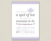 Tea Party Invitation / Baby Shower Invitation / Bridal Shower Invitation