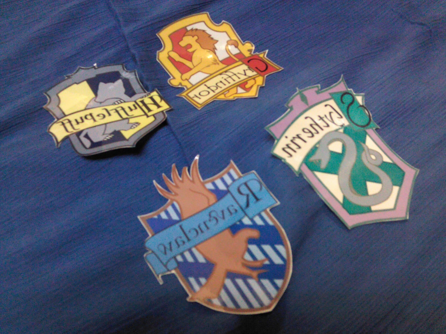 Hogwarts Class Shields Temp Tattoo Set
