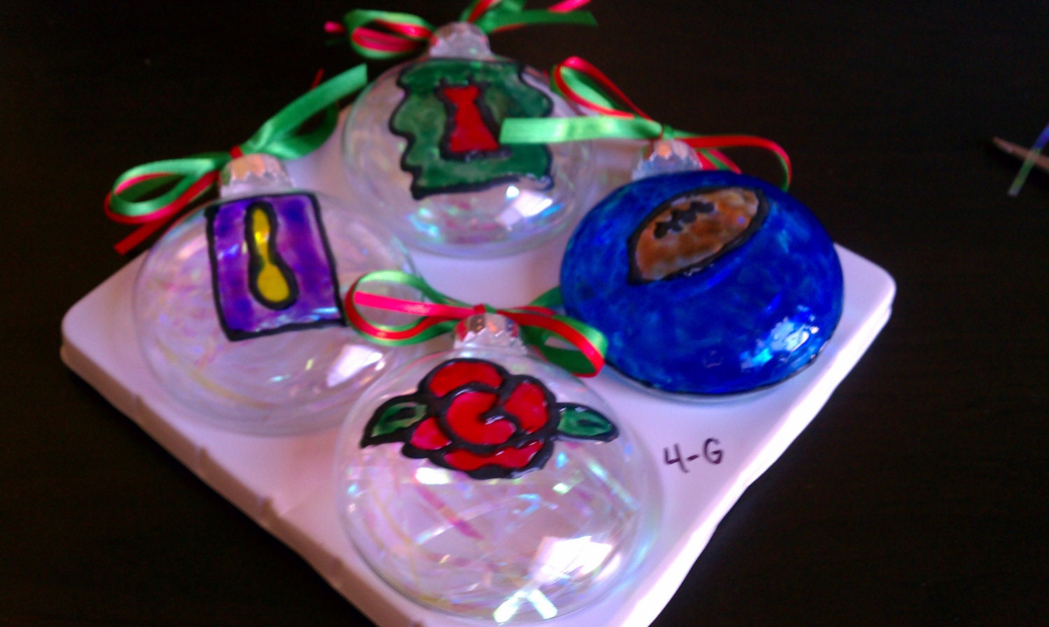 The Room Ornaments - Set of Four (4-G)