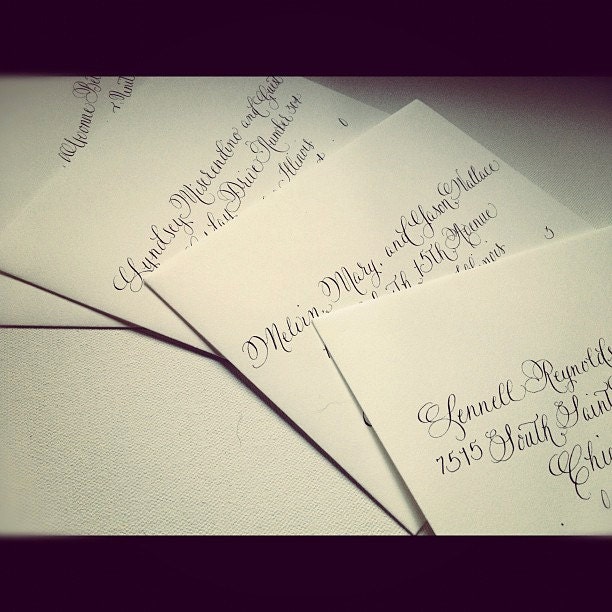 Wedding Calligraphy Envelope Addressing