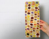 Indian Corn Thanksgiving Decor, Autumn Home Decor, Maize Fall Wall Art, Abstract Mixed Media Painting, Original Mixed Media Art