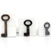 Vintage keys- wooden blocks desk accessories- vintage home décor