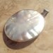 MOTHER OF PEARL Mop Oval Pendant 50mm 1 Piece