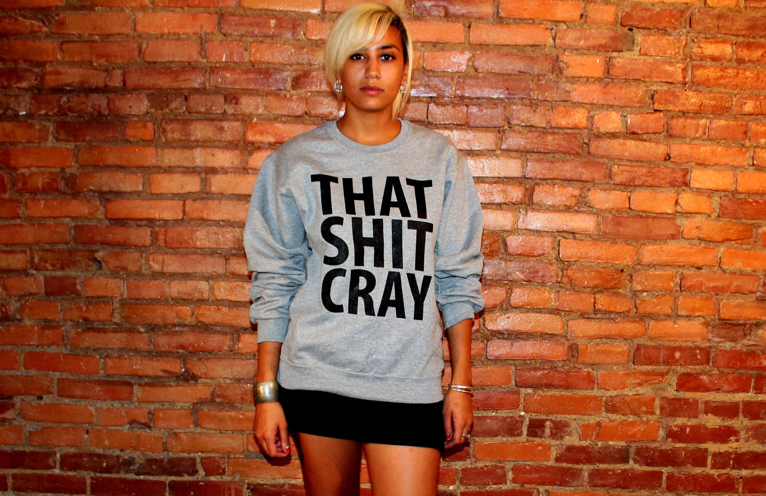 That Sh&% Cray Sweatshirt - Original Print - Jay and Kanye - Item 003