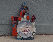 Lighthouse Mosaic Teapot