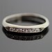 Vintage Diamond Band- 18k and Palladium