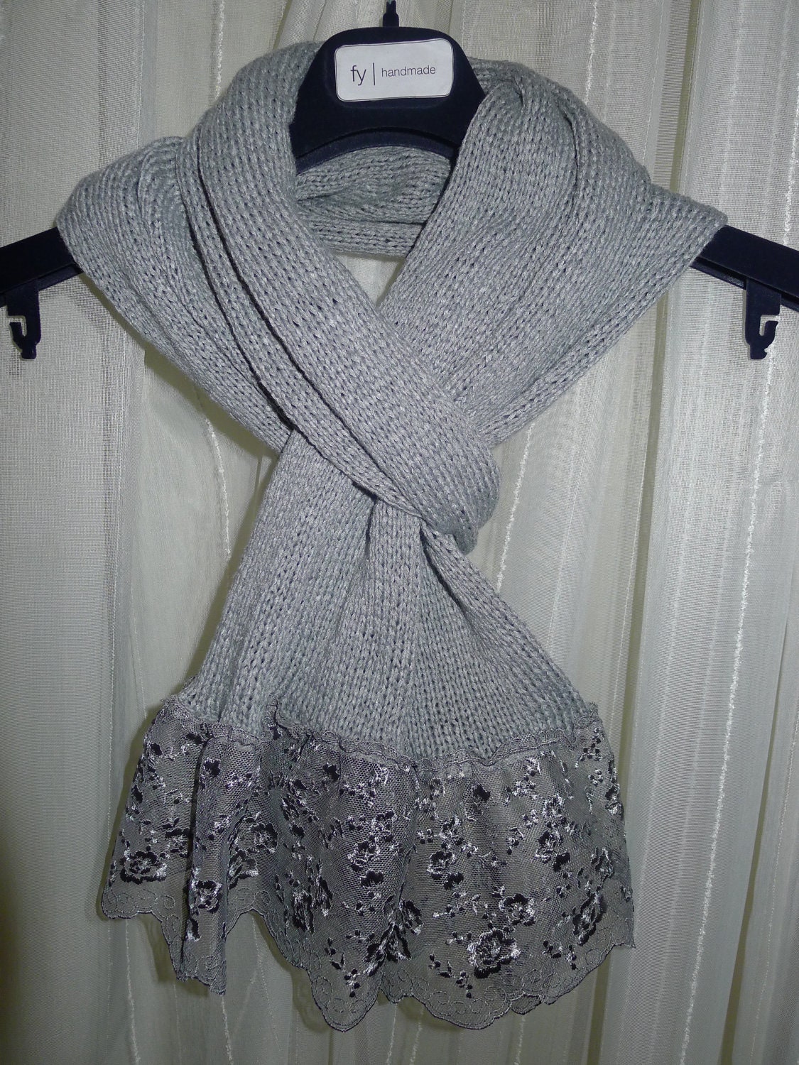 Grey Bolero - Knitted Shrug Bolero-Scarf- Chic Elegant Women Accessories - Autumn -Winter Fashion lace grey bolero