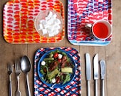 Trio of Wooden Breakfast Trays
