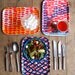 Trio of Wooden Breakfast Trays
