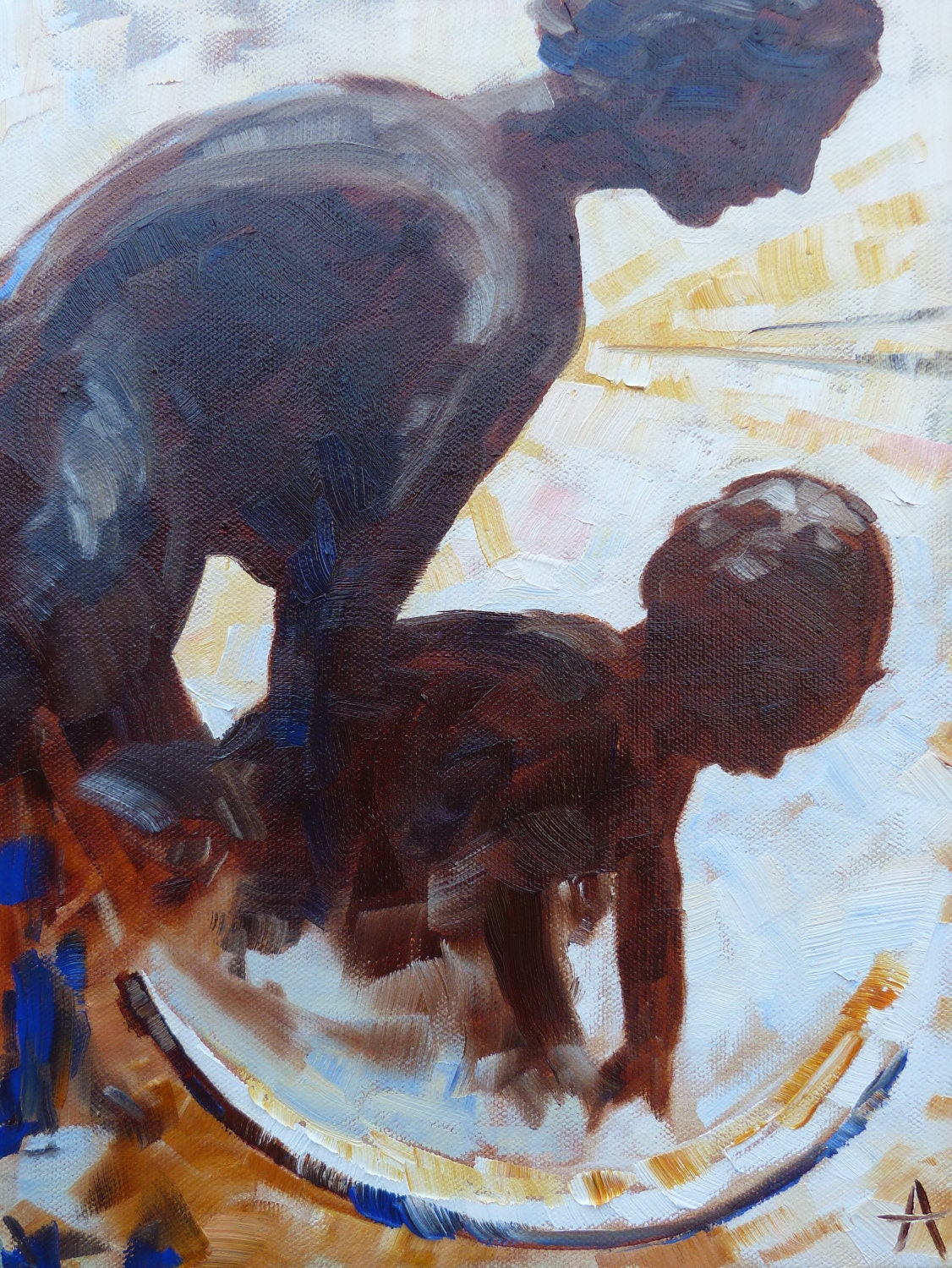 Mother and Child Painting