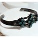 Vintage Native American Sterling & Turquoise Cuff Bracelet 1580e-052112000