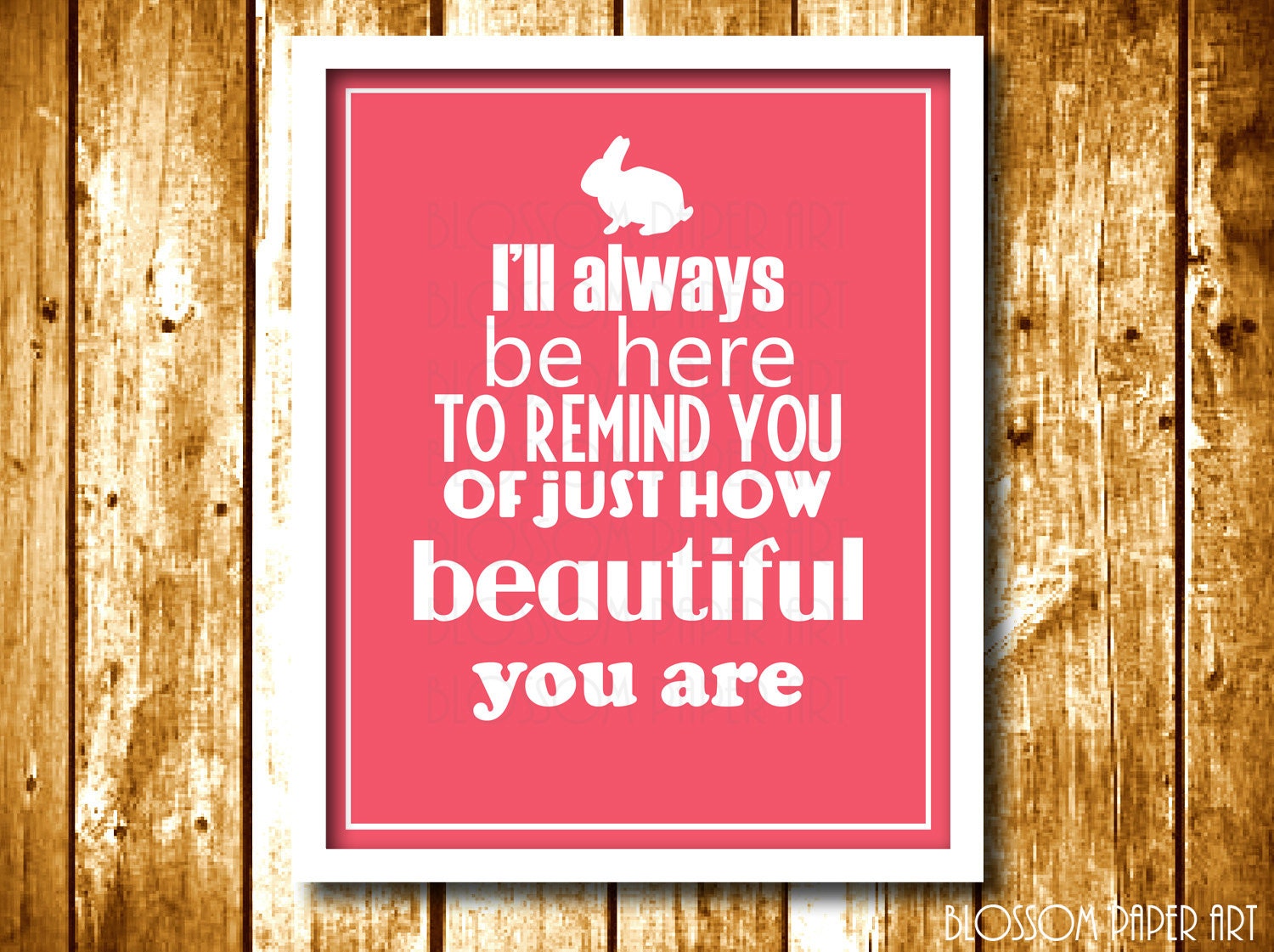 Printable Poster - Digital Art - Pink -Typography - Text - Quotes - Inspirational - 10x8 inches - 300dpi - 1505