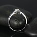 Magnolia 18kt Floral Diamond Cluster Engagement Ring (Available in other metals and stones)