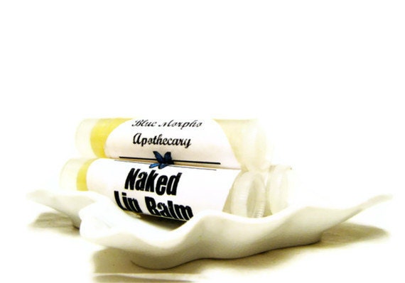 Natural Lip Balm -- Unscented & Unflavored -- Beeswax, Coconut Oil and Jojoba Oil -- Tube