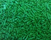 Sprinkles, Jimmies Color Green  8 oz. Best Prices on Etsy, Baking Supply, Cookie topping, Sprinkle Jimmies 1/2 LB
