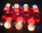 35 cotton ball light 4 meters string light pastel house home party wedding garland hanging lantern decoration