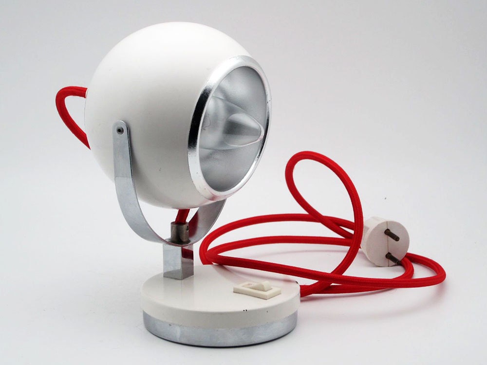 Vintage Space Age Globe Lamp (1970s)