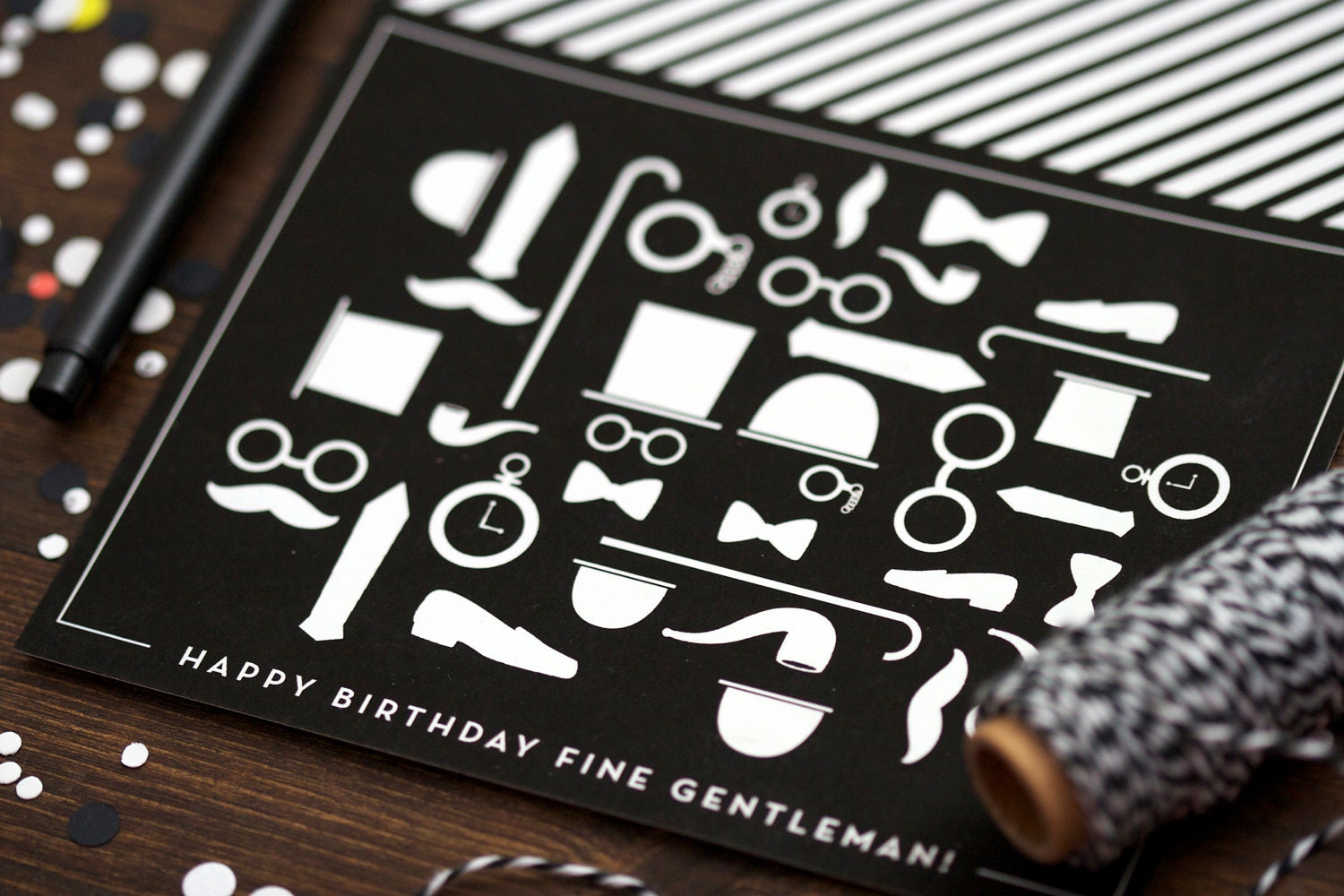 Manly Birthday Card