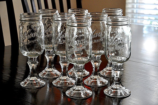 Redneck Wine Glasses Southern Iced Tea Hillbilly Wine Glasses (Set of 8)