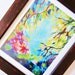ON SALE -  9 x 12 Bliss Original Acrylic Painting Giclee Art Print, Gift Under 30 Modern Artwork Nature Theme Floral Forest Leaves Bold