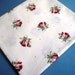 Cottage Rose Buds Fabric, Fat Quarter, Multicolor / White, 18" X 21" inches, 100% Cotton, For Victorian & Romantic Projects