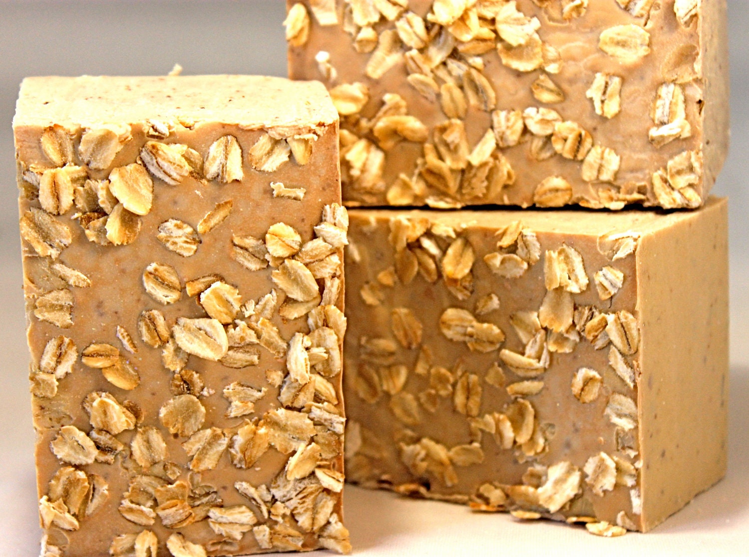 Goldilocks Porridge Soap with Oatmeal, Shea & Mango Butter Handcrafted Cold Process Vegan