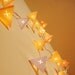 Cream Paper Pyramid Light Garland with Geometric Die Cuts - Long Strand