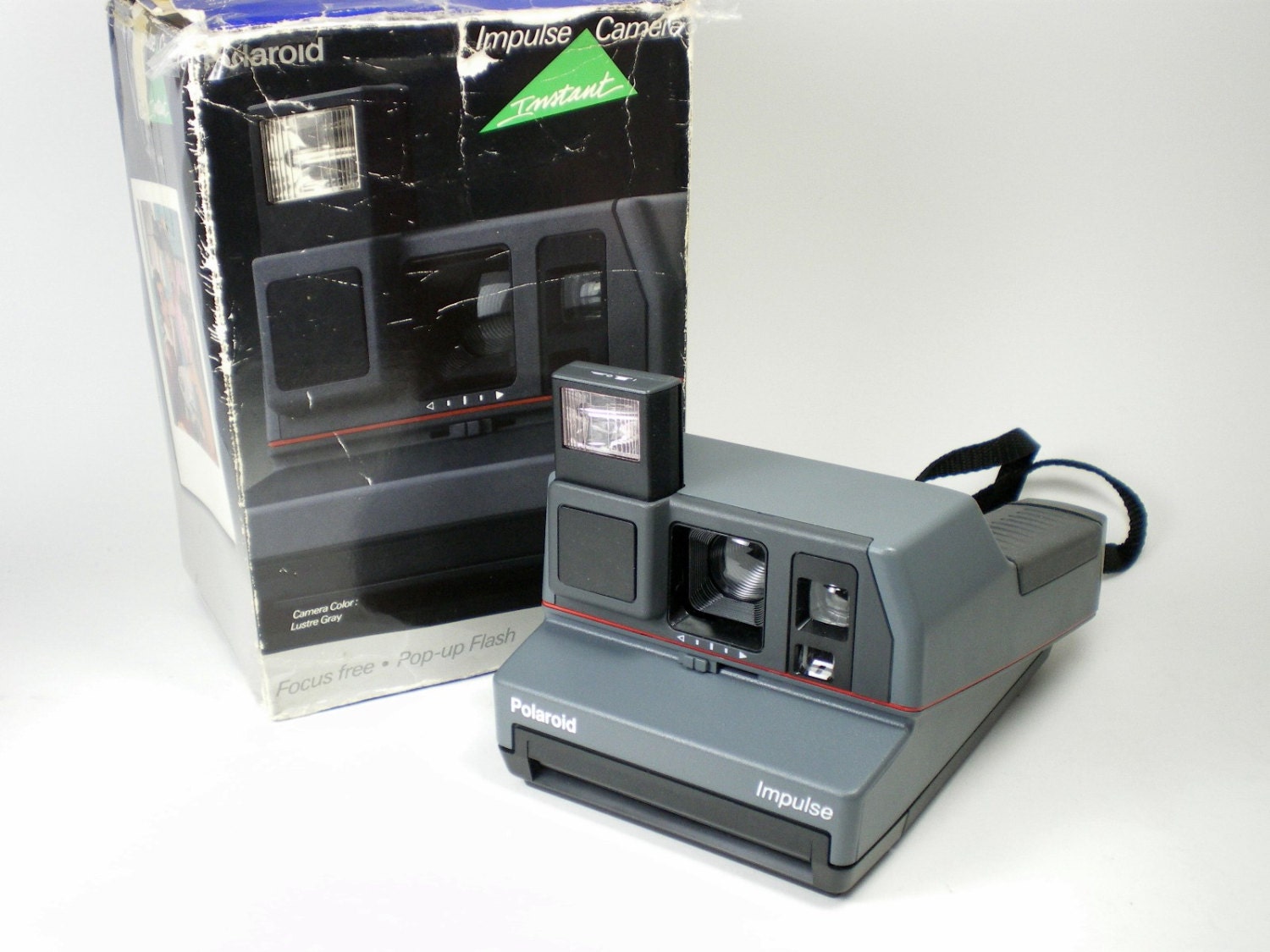 Polaroid Impulse - Vintage 1980s Instant Camera with Box