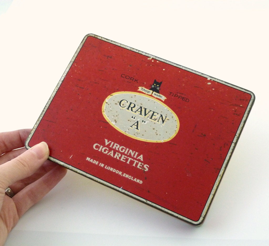 Craven Cigarette Tin Case