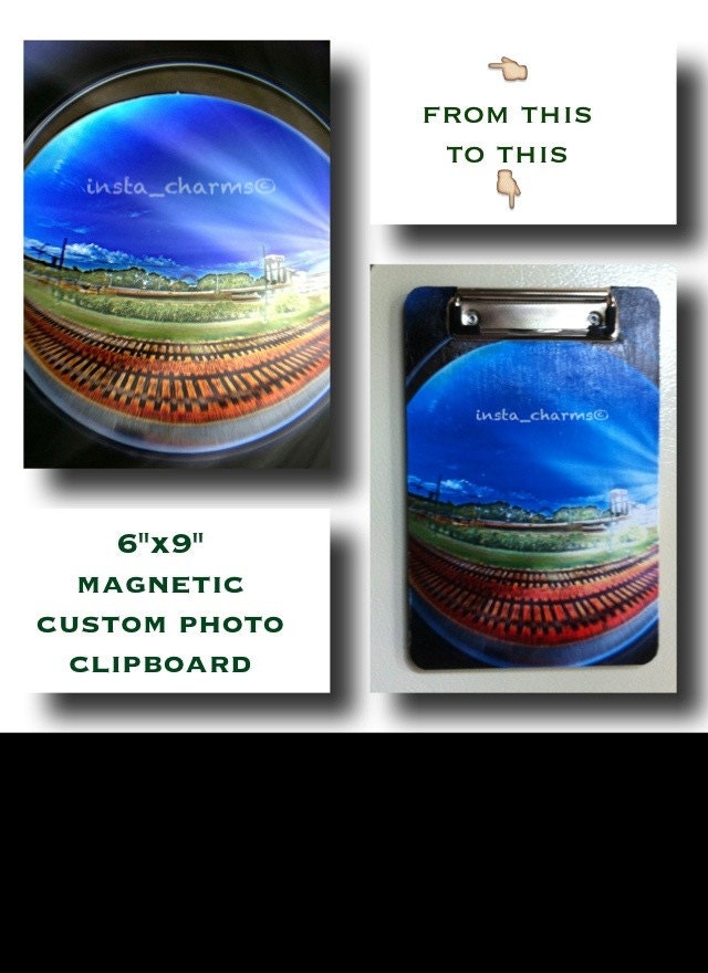 Instagram magnetic clipboards  from your photos (these are examples)