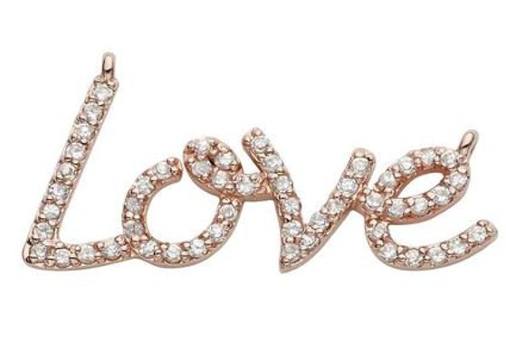 Diamond Love Necklace white gold, rose gold, yellow gold, Sex and the ...